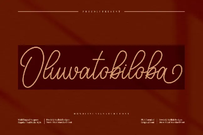 Oluwatobiloba font