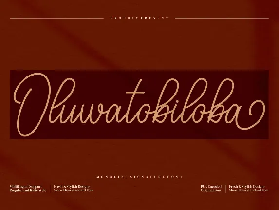 Oluwatobiloba font