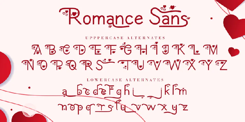 Romance Sans font