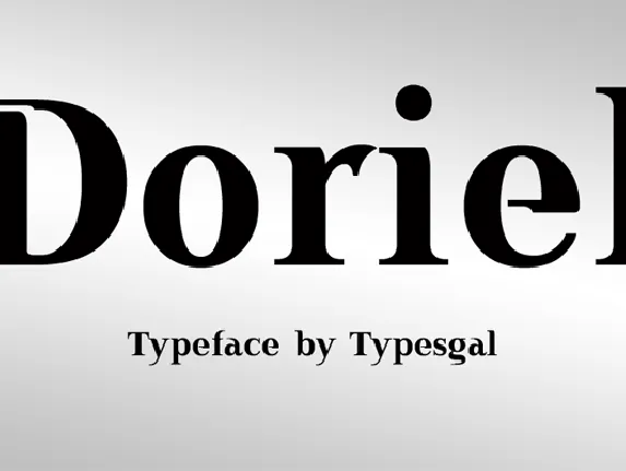 Doriel font