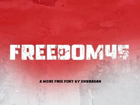 Freedom 45 font