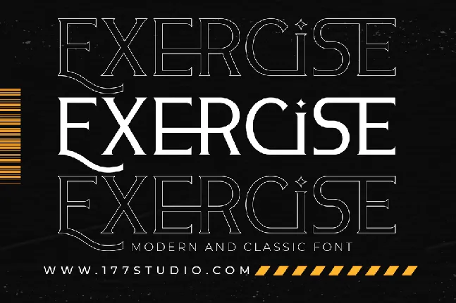 Exercise font