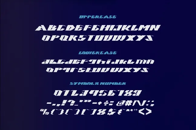 BLADE font