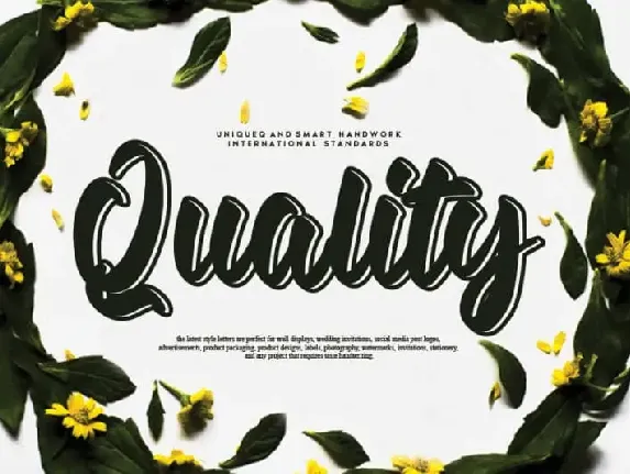 Quality Script font