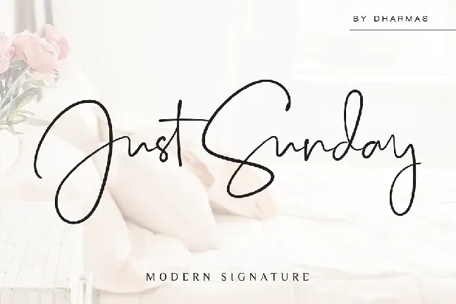 Just Sunday Script font