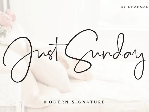 Just Sunday Script font