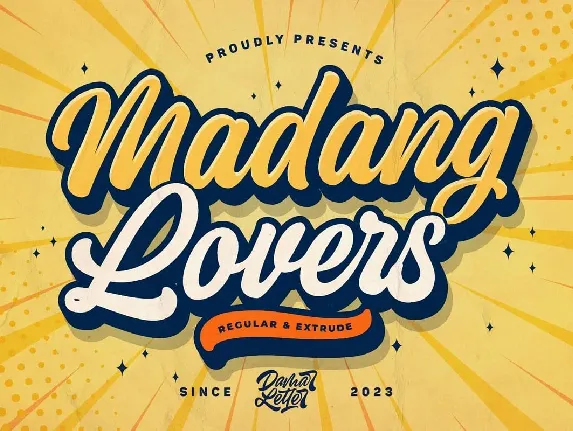 Madang Lovers font