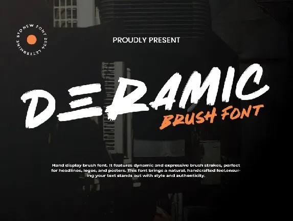 Deramic Demo font