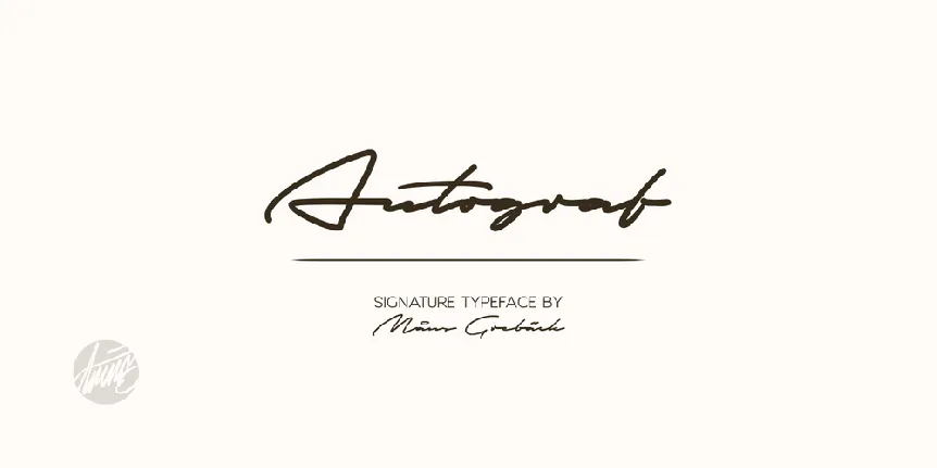 Autograf PERSONAL USE ONLY font