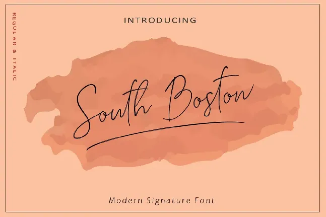 South Boston font