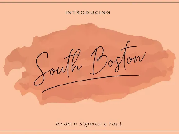 South Boston font