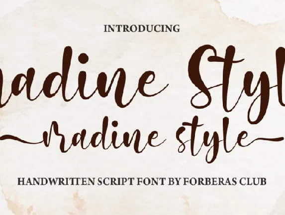 Madine Style font