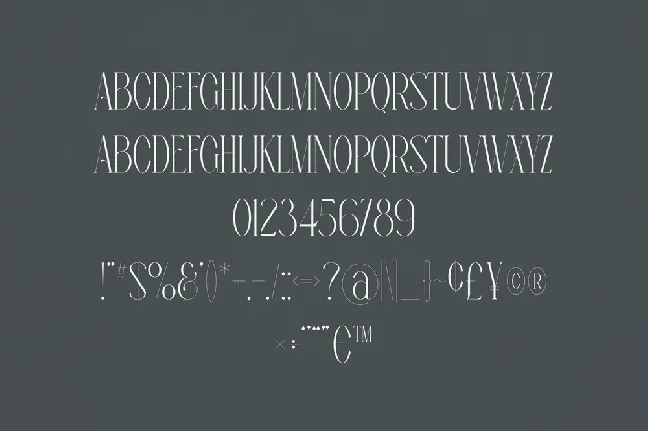 Oroya font