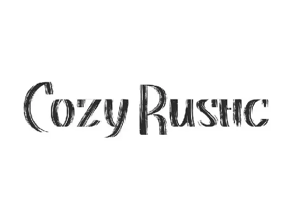 Cozy Rustic font