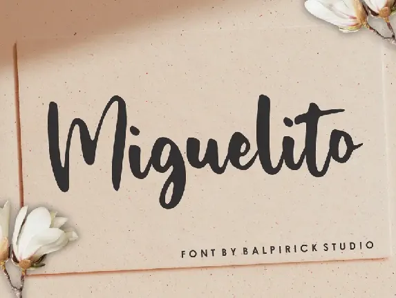 Miguelito font