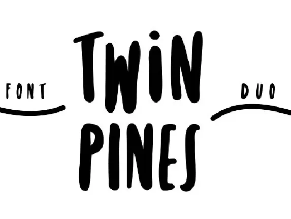 Twin Pines Duo font