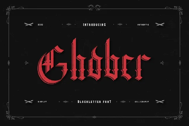 Ghober font