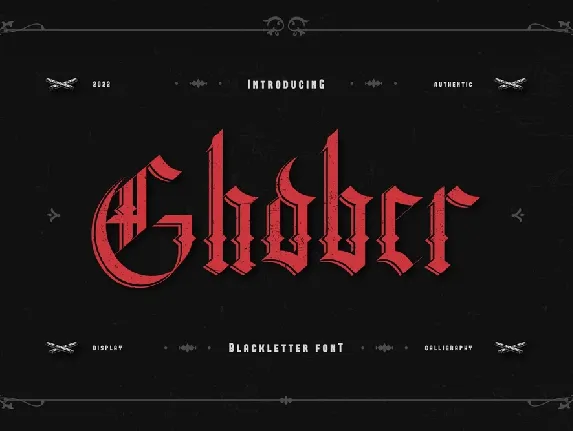 Ghober font