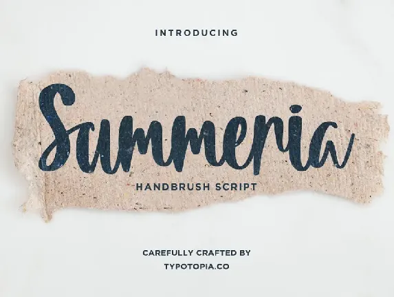 Summeria font