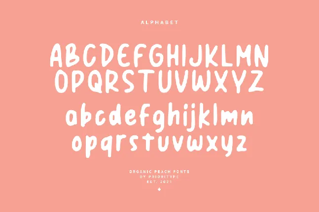 Organic Peach DEMO font