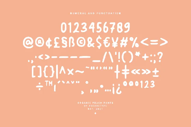 Organic Peach DEMO font