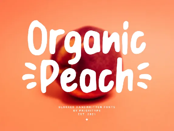 Organic Peach DEMO font