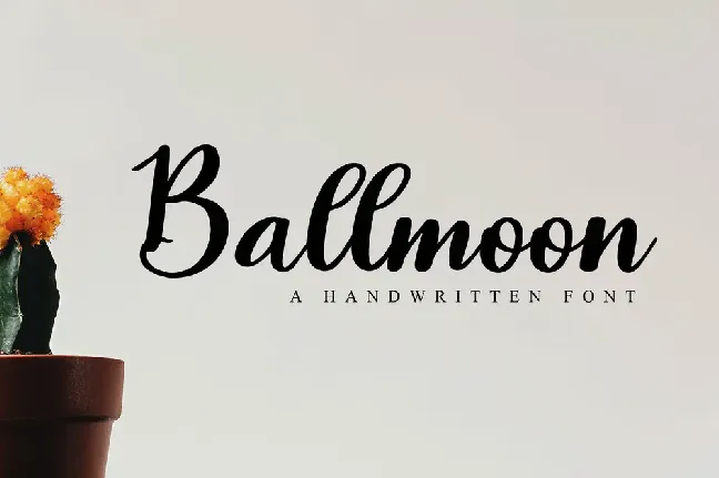 Ballmoon font