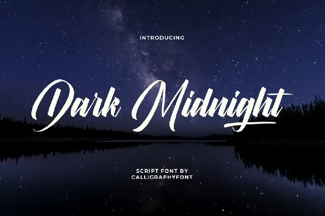 Dark Midnight Demo font