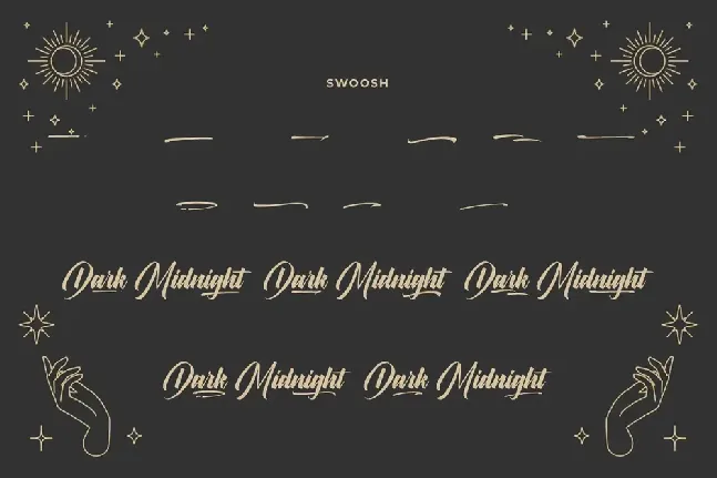 Dark Midnight Demo font