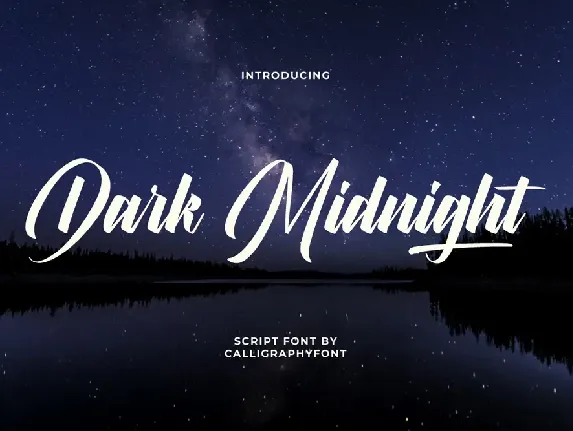 Dark Midnight Demo font