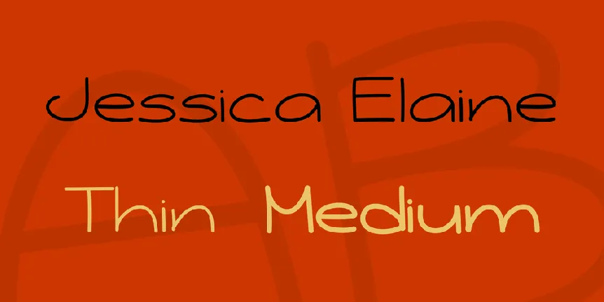 Jessica Elaine font