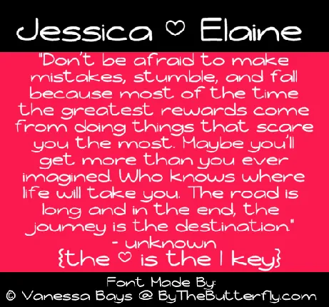 Jessica Elaine font