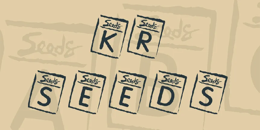 KR Seeds font