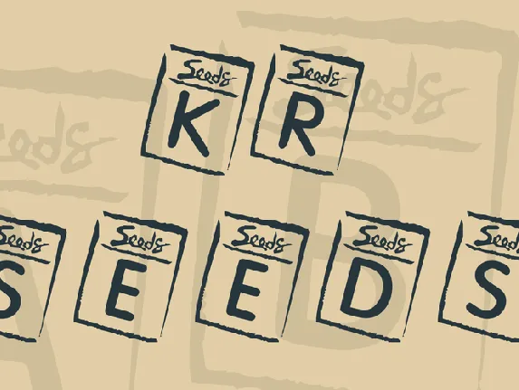 KR Seeds font