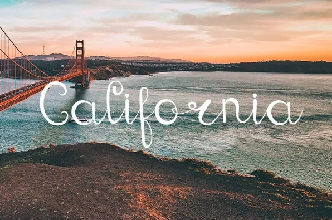 California font