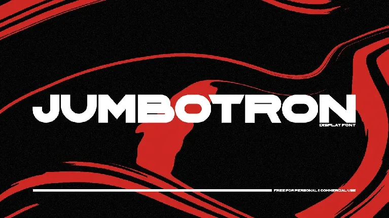 Jumbrotron font