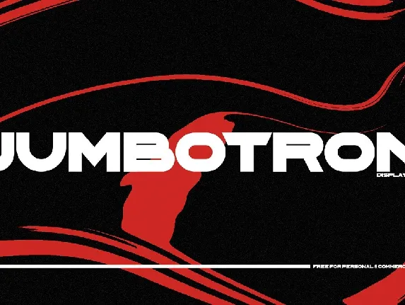 Jumbrotron font