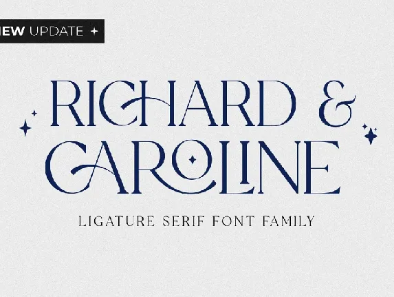 Richard & Caroline Family font