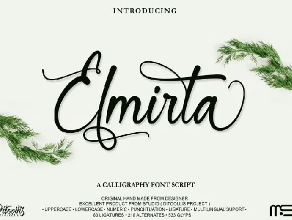 Elmirta font