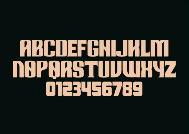 Molten Display font