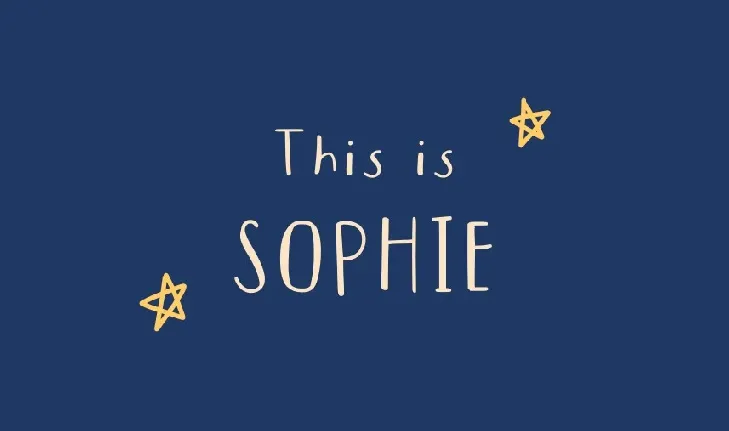 Sophie3 font