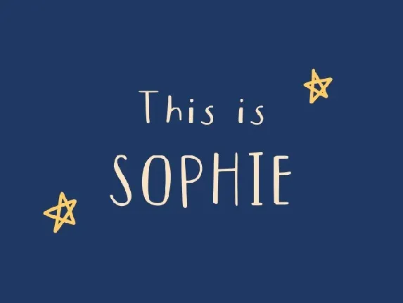 Sophie3 font