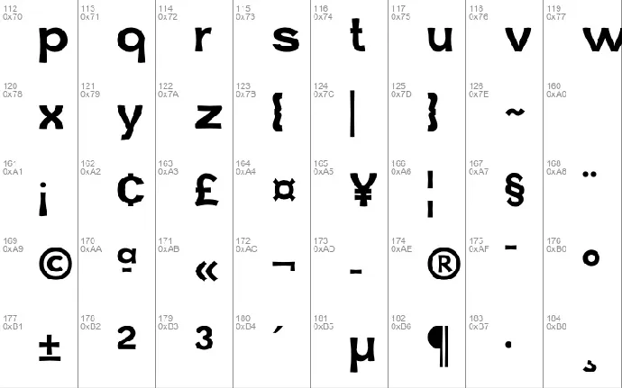 Vorgane font