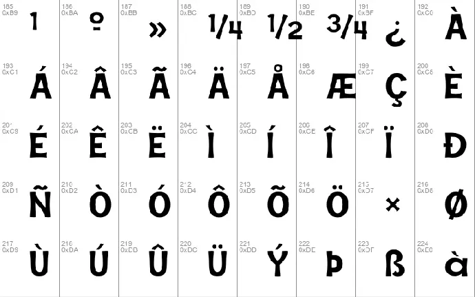 Vorgane font