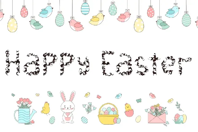 Funny Easter font