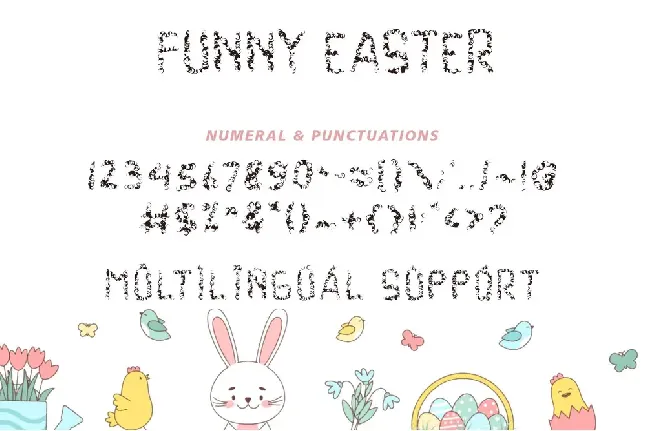 Funny Easter font