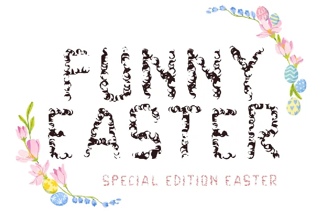 Funny Easter font