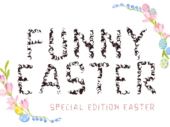 Funny Easter font