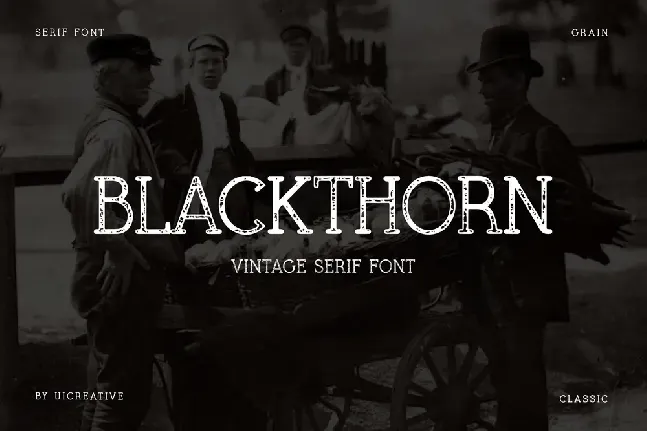 Blackthorn font