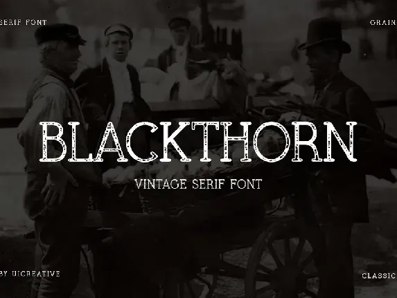 Blackthorn font